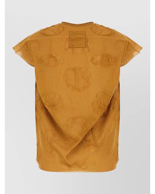 Uma Wang Yellow Short-Sleeve T-Shirt