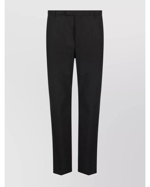 Gucci Black Trousers With Back Pockets And Belt Loops for men