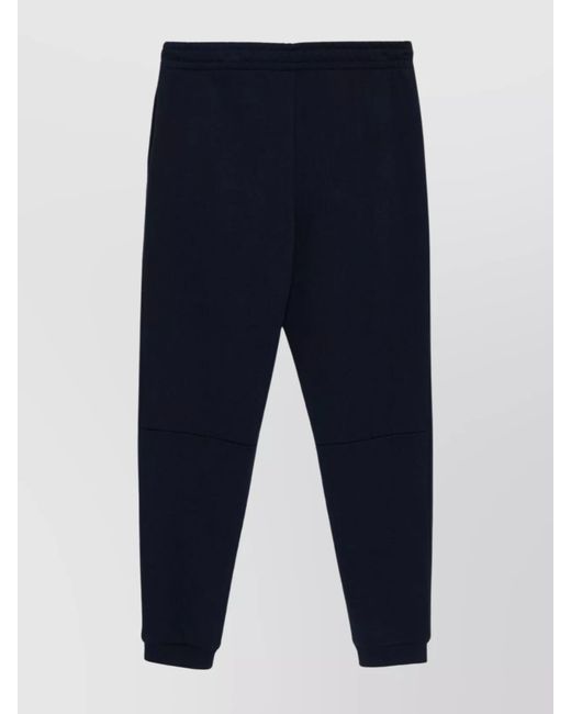 Lacoste Blue Cotton Straight-Leg Track Pants for men