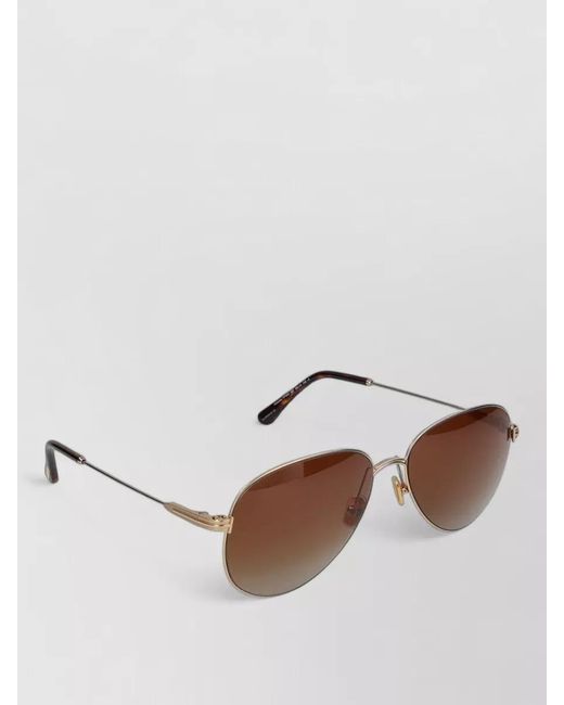 Tom Ford Brown Sunglasses Cat Eye Uv Gradient Lenses