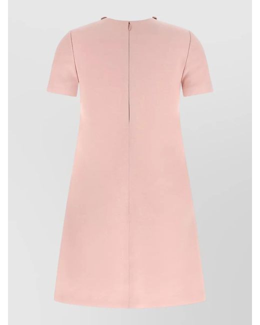 Valentino Garavani Pink Silk Knee-Length Dress