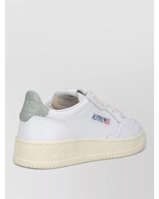 Autry Natural Leather Low-Top Sneakers