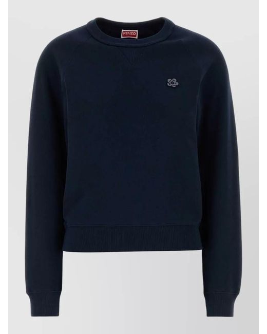 KENZO Blue Cotton Sweatshirt