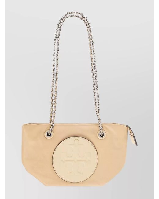 Tory Burch Natural Shoulder Bags