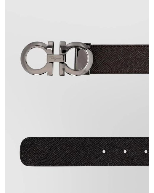 Ferragamo Multicolor Leather Reversible Belt for men