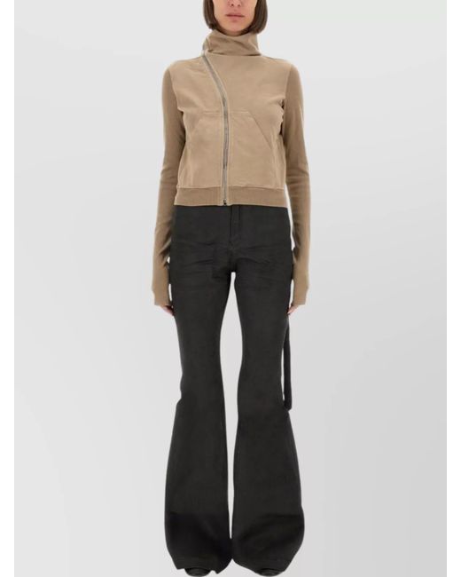 Rick Owens Multicolor Tailored Jacket With High Collar And Long Sleeves