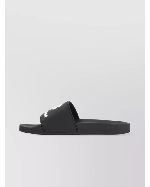 Balenciaga Multicolor Logo-Detail Slide Sandals for men