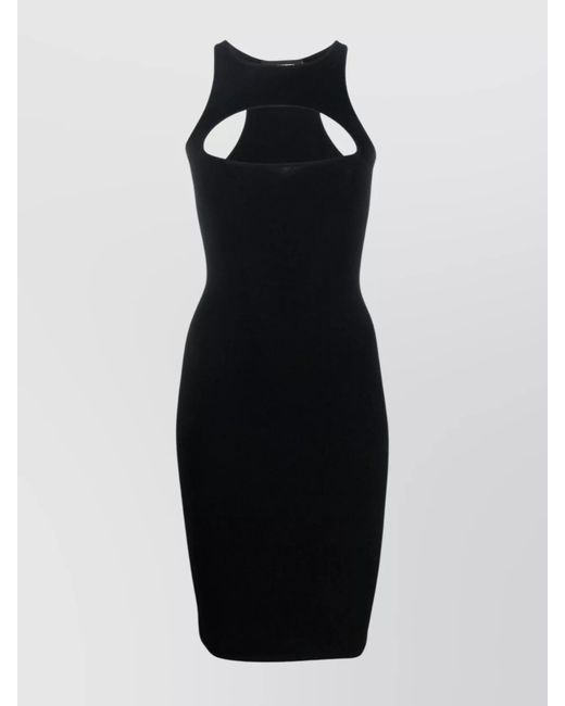 DSquared² Black Knee-Length Dress