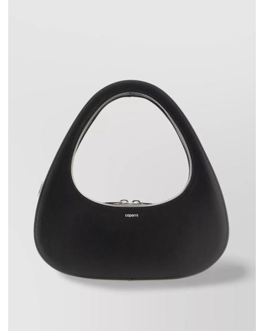 Coperni Black Baguette Swipe Handbag Unique Shape