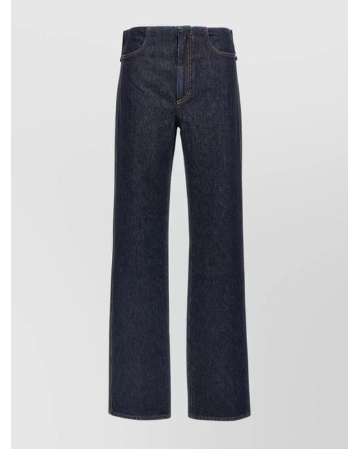 Sportmax Blue 'Aligi1234' Jeans With Belt Loops