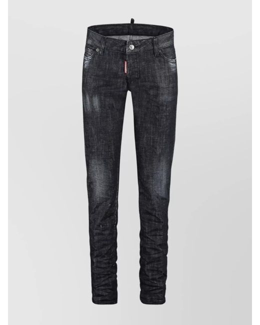 DSquared² Blue Slim-Fit Denim Jeans