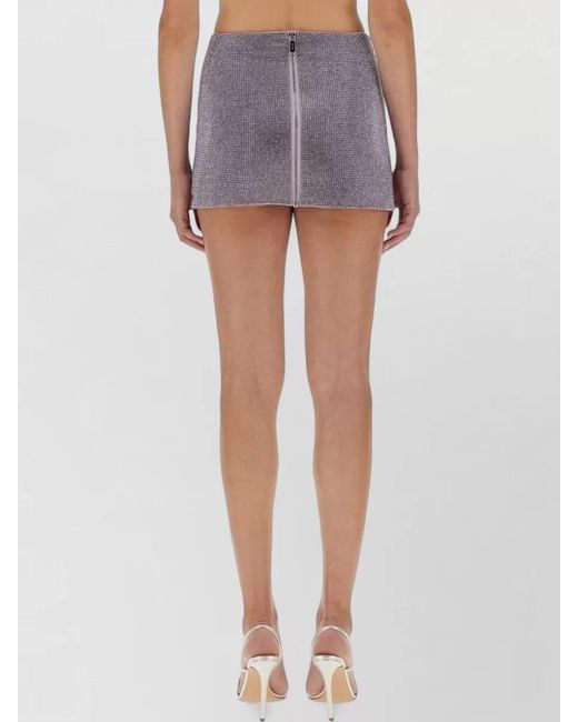 Self-Portrait Multicolor Mini Skirt