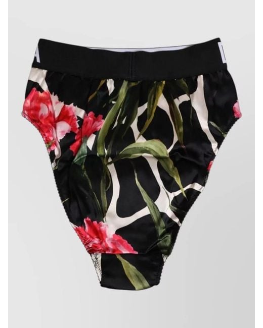 Dolce & Gabbana Black Logo Cotton Stretch Brando Slip Underwear for men