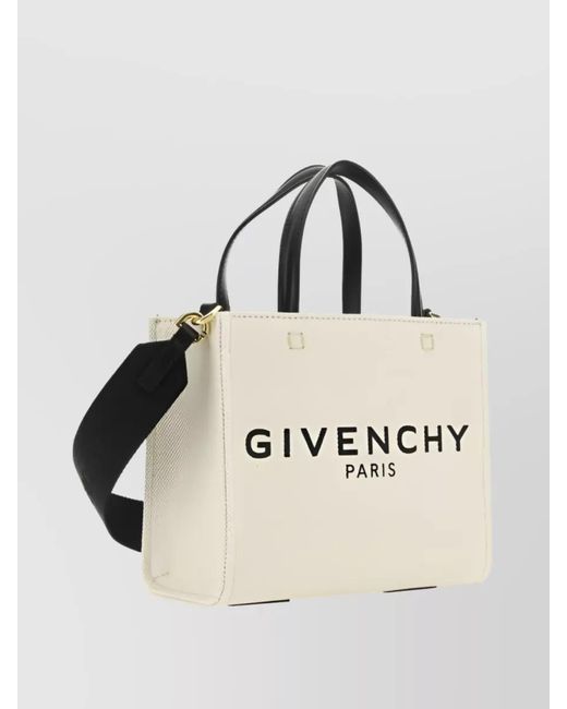 Givenchy Natural Mini Canvas Tote Bag