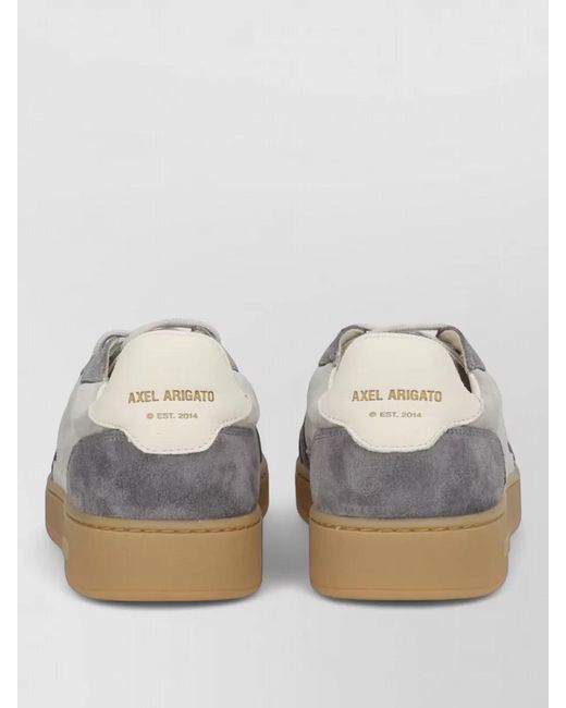 Axel Arigato Gray Leather Low-Top Sneakers for men