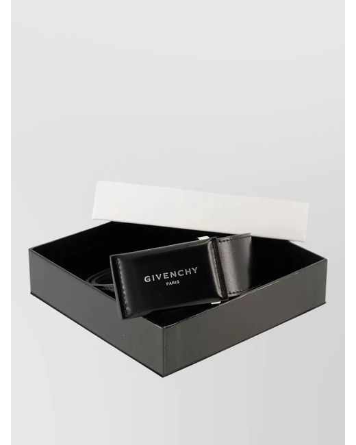Givenchy White Calf Leather Antigona Belt for men