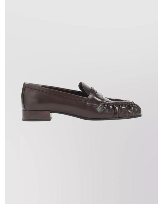 Prada Multicolor Leather Penny Loafers