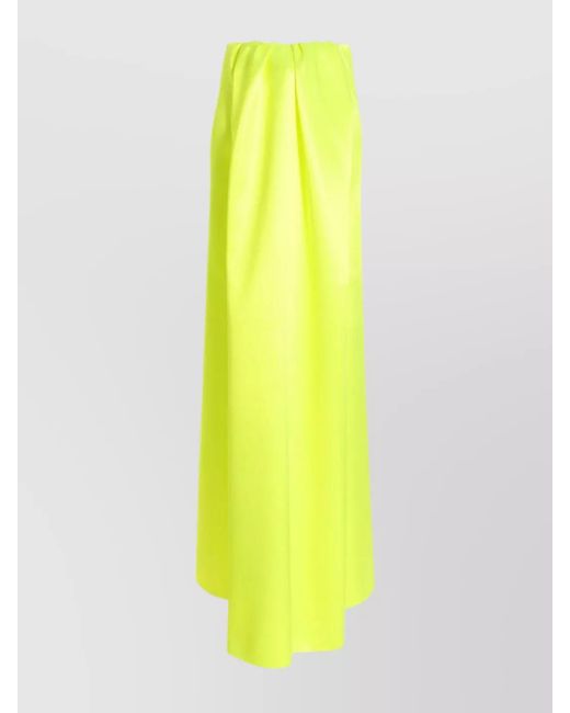 Sportmax Yellow High-Rise Skirt