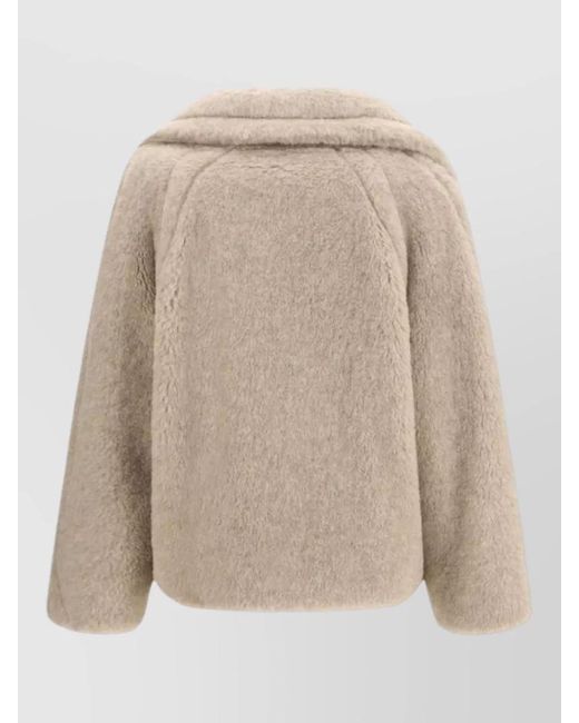 Max Mara Natural Camb Double-Breasted Wool-Blend Coat