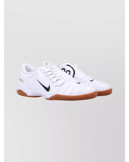 Nike White Synthetic Low-Top Sneakers