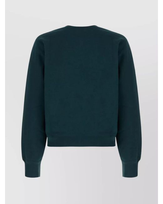 Saint Laurent Blue Cotton Sweatshirt for men