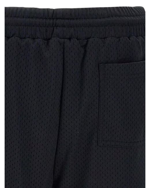 Represent Blue Logo-Print Shorts for men
