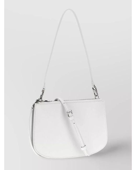 DIESEL White '1Dr Twin' Shoulder Bag