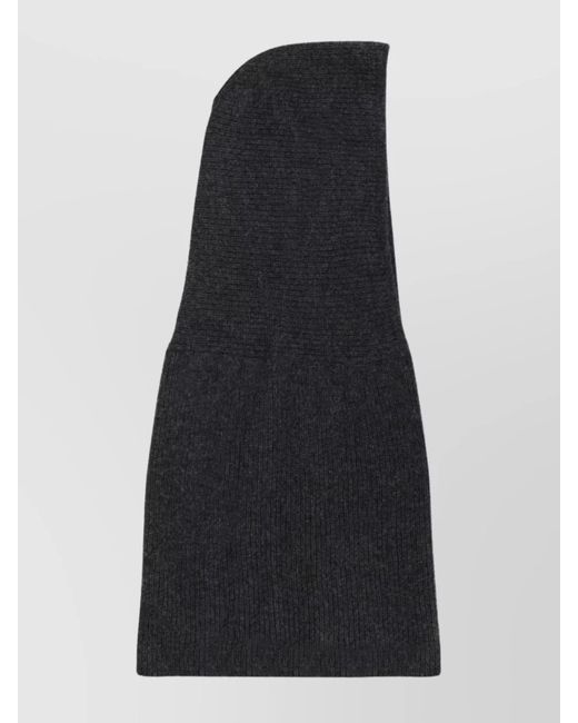 Alysi Blue Wool Knit Balaclava