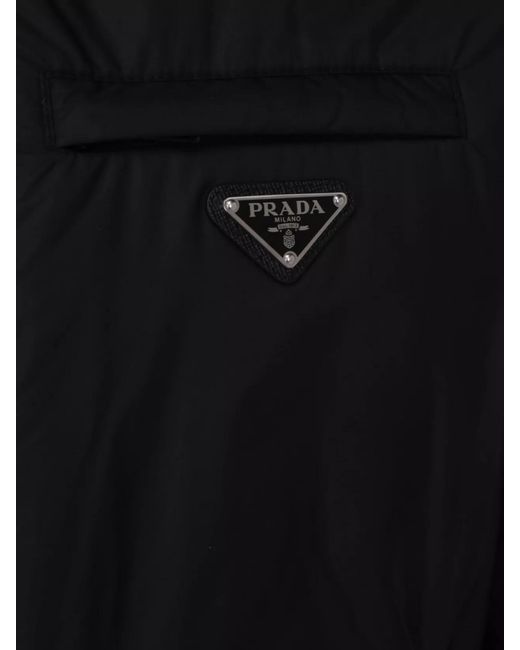 Prada Black Down Jackets for men