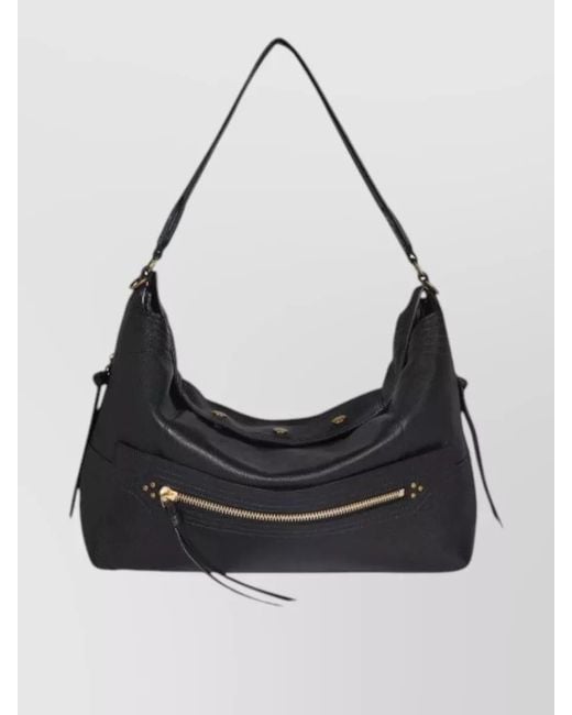 Jérôme Dreyfuss Black Lucky Large Hobo Wallet Shoulder Strap