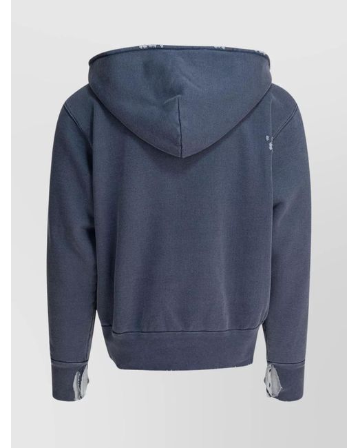 Our Legacy Blue Cotton Hoodie for men