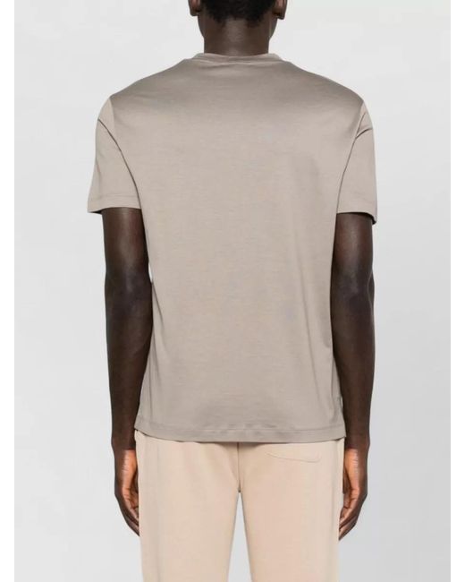 Emporio Armani Natural Crew Neck Short Sleeve T-Shirt for men