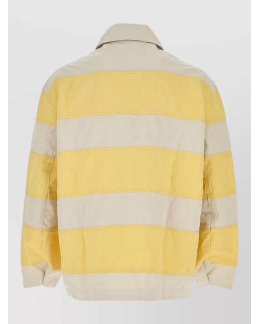 Jacquemus Yellow Denim Bomber Jacket for men
