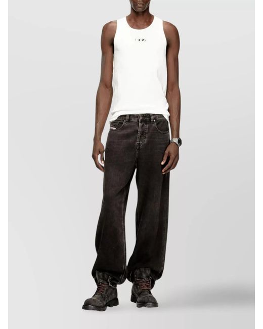 DIESEL White Tank Top for men