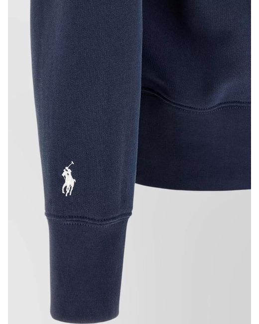 Polo Ralph Lauren Blue Newport Ri Crew Neck Long Sleeve Sweatshirt for men