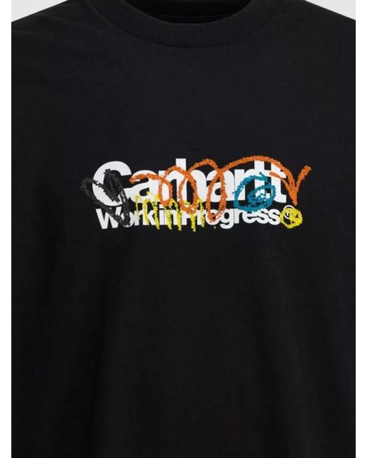 Carhartt Black Short Sleeve Primary Organic Cotton T Shirt for men