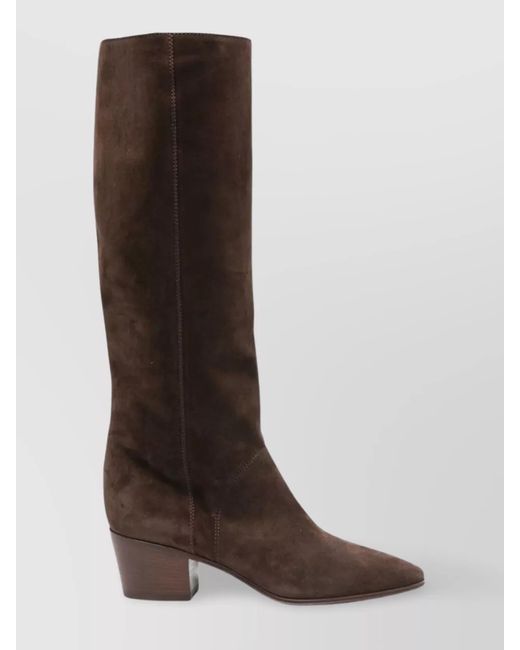 Casadei Brown "Beat" Renna Cocoa Boots