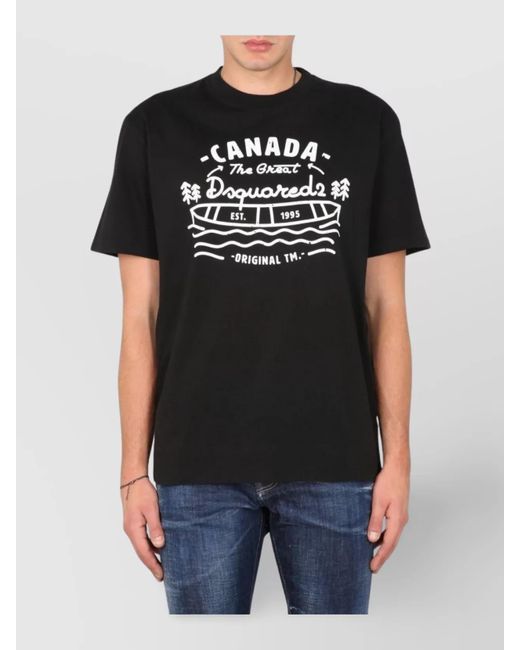 DSquared² Multicolor Logo Print T-Shirt for men