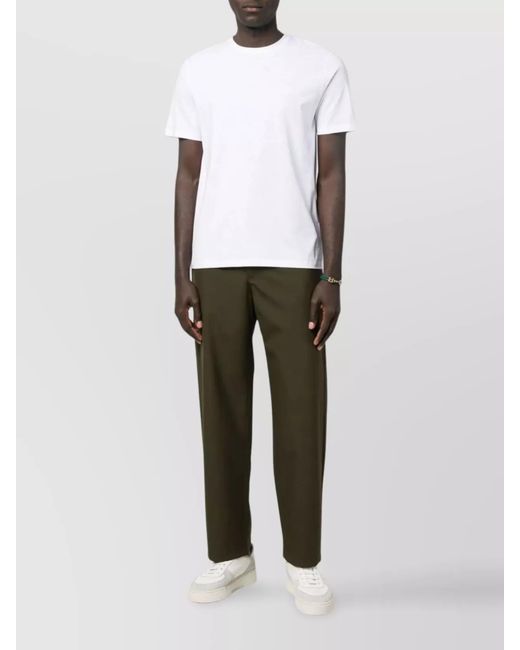 Herno White Cotton Jersey T-Shirt for men