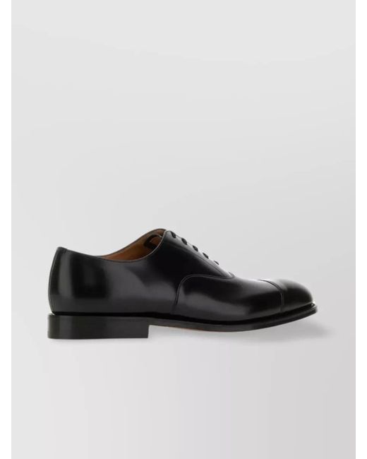 Church's Black Leather Lace-Up Shoes for men