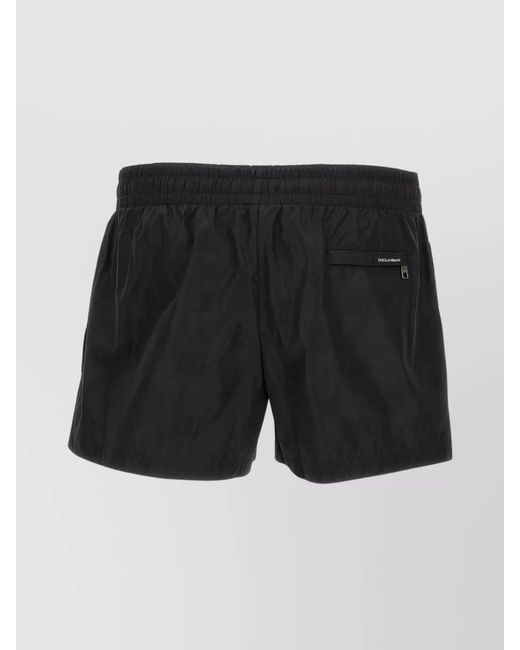Dolce & Gabbana Black Swim Shorts for men
