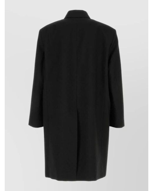 Gucci Black Single Breasted Coat for men