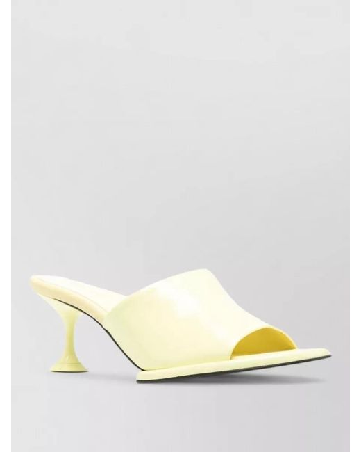Sergio Rossi Multicolor Leather Open-Toe Mules