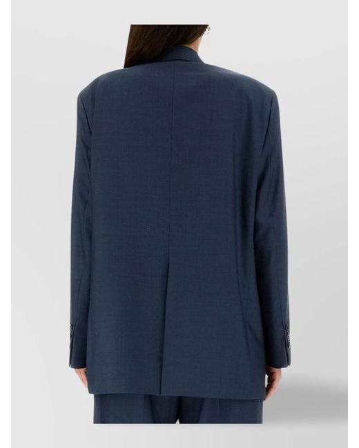 Acne Blue Wool Blazer