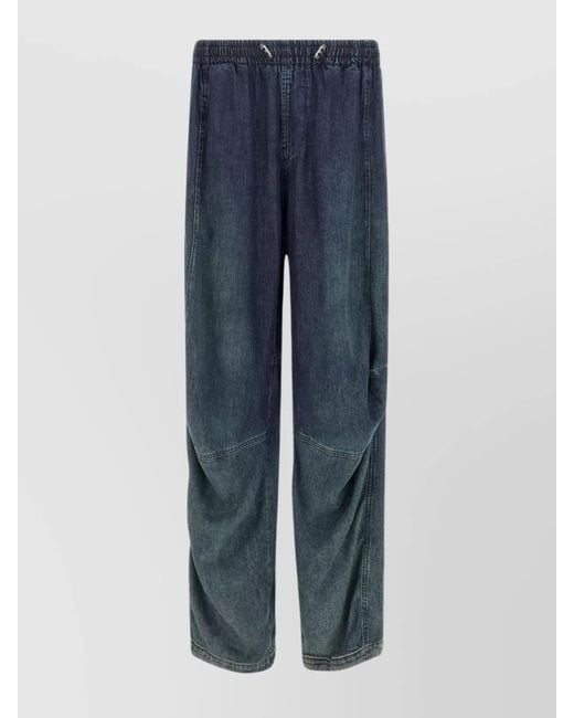 DIESEL Blue Paris Drawstring Waistband Jeans for men