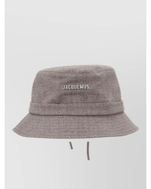 Jacquemus Gray Bucket Hat