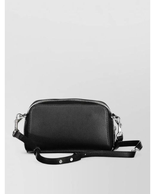 Tommy Hilfiger Black Pebbled Crossbody Bag