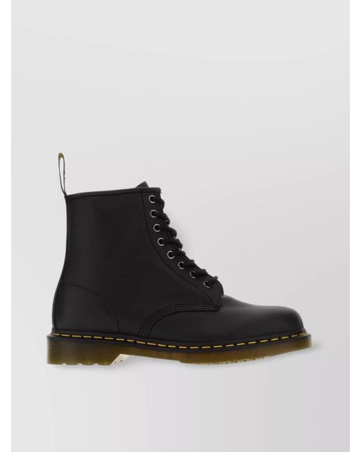 Dr. Martens Black Leather Ankle Boots