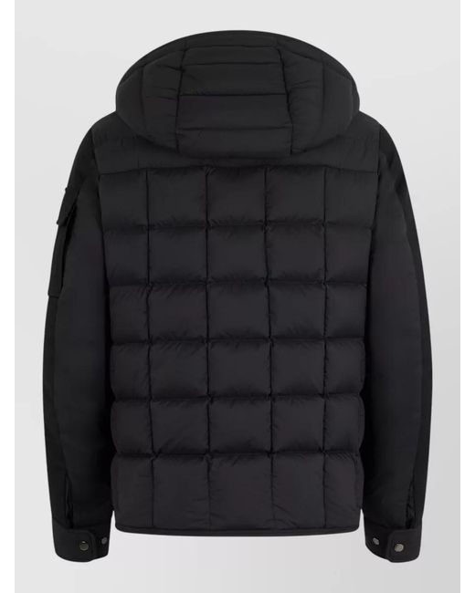 Moncler Black Down Hooded Puffer Jacket for men