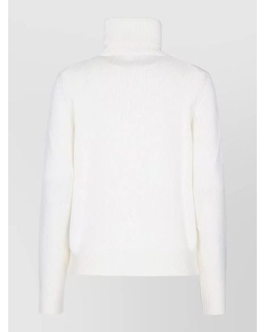 Jacob Cohen White Embroidered Dogs Sweatshirt
